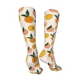 thumbnail image 3 of KLL Peach1 Print Cool Socks Men's Women's Crew Socks Funny Crazy Novelty Stockings, 3 of 8