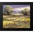 thumbnail image 2 of Withaar, Reint 23x20 Black Modern Framed Museum Art Print Titled - Sheep, 2 of 5