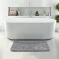thumbnail image 6 of GYTF Super Soft Shaggy Bathroom Rugs, Absorbent Thick Non Slip Microfiber Bath Rugs, Quick Dry Machine Washable Bath Mat for Bathroom Floor, Bathtub and Shower,20"x32",Gray, 6 of 9