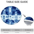 thumbnail image 6 of Colorful Tie Dye Pattern Round Fitted Tablecloth with Elastic Edge,Dining Table Cover Waterproof,Outdoor Round Tablecloth for Camping,Dining,Indoor and Outdoor, 6 of 7