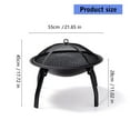 thumbnail image 5 of hejhncii Foldable Iron BBQ Camp Stove Optimized Airflows for Family Gatherings, 5 of 16