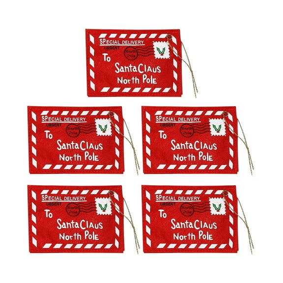 SUSHANG Clearance Christmas Small Envelope Pendant Candy Cards Christmas 4.9 Envelopes Trees X Bag Inch 3.2 Tote Containing Office Greeting for Home and Used for Christmas Home Diy