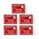 thumbnail image 2 of Bolsa de mano DGLQMYX de 12,4 x 8,1 cm, ideal para árboles de Navidad, sobres navideños para el hogar y la oficina, con dulces y tarjetas de felicitación., 2 of 3