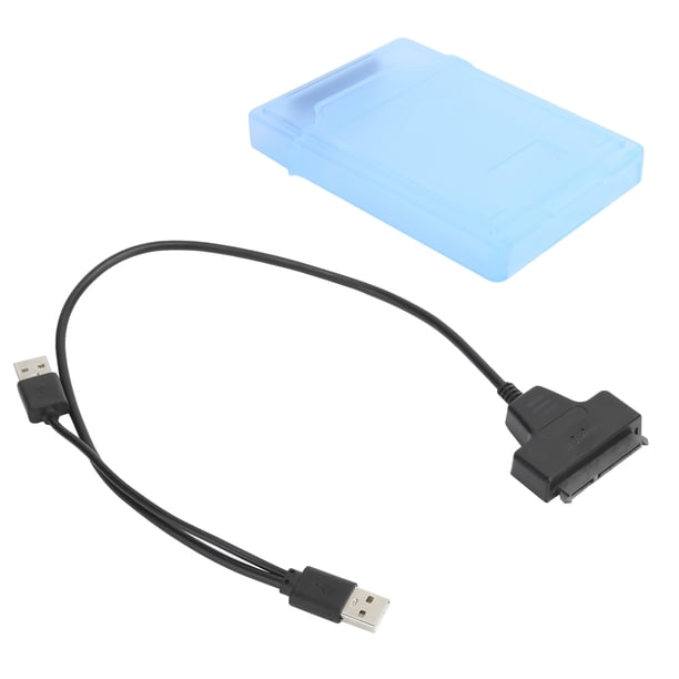 CUADRO DE PROTECCIÓN DE ABS, Interfaces Duales 480Mbps USB 2.0 Cable de Disco Duro Buena Compatibilidad Con indicador de Estado LED para 2.5 Pulgadas SSD SSD SSD