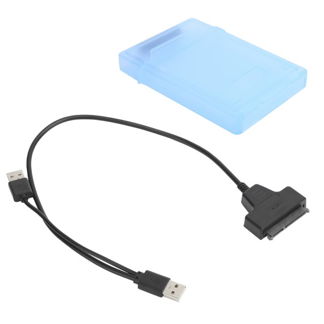 CUADRO DE PROTECCIÓN DE ABS, Interfaces Duales 480Mbps USB 2.0 Cable de Disco Duro Buena Compatibilidad Con indicador de Estado LED para 2.5 Pulgadas SSD SSD SSD