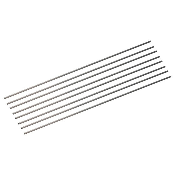 Uxcell 8Pcs Carbon Fiber Tube 1 x 2 x 200mm Pultruded Carbon Fiber Tubing for RC Airplane Kite Wing Quadcopter Arm