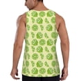 thumbnail image 3 of Xecao Various Lemons Men's Tank Top Workout Quick Dry Sleeveless Gym Jogging Muscle Shirts Summer Swim Beach Tops, 3 of 9