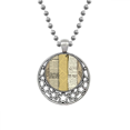 thumbnail image 1 of Category Newspaper Text Country Necklaces Pendant Retro Moon Stars Jewelry, 1 of 3