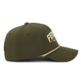 thumbnail image 3 of Federal Ammunition Structured 5-Panel Snapback Hat – Embroidered Logo Cap, Olive, One Size, 3 of 7