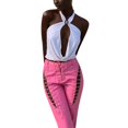 thumbnail image 4 of Txlixc Pantalones casuales de barril recto para mujeres Txlixc moda, 4 of 9