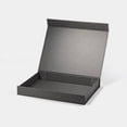 thumbnail image 4 of Geoto 11"×8.26"×1.57" Medium Shallow Size Luxury Rigid Foldable Magnetic Closure Collapsible Gift Packaging Boxes(Grey), 4 of 5
