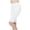 White, variant on Staron Women's High Waist Leggings Briefs Casual Lace Shorts Solid Color Stretchy Elastic Waist Control, White 2XL