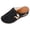 Black, variant on Mules for Women Comfortable Closed Toe Sandals Summer Slip on Platform Wedge Casual Backless Slides Footwear Black Size 9