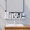 thumbnail image 2 of Estantes De Baño De Succión De Pared Simples Y Modernos Estantes De Inodoro Sin Estante De Plástico Perforado Estantes De Pared De Fondo De Tv Estantes De Almacenamiento De Cocina seitruly HA027953-01, 2 of 7