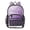Purple, variant on Clear Backpack Heavy Duty PVC Transparent Backpack for College Workplace, Purple Parachute