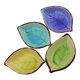thumbnail image 5 of 4Pcs Ceramic Leaf Shape Bowls for Dipping Sauces with Glaze Finish, 5 of 5