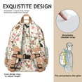 thumbnail image 5 of Chihuahua and Flower Backpack for School,Cute School Bag,Schoolbag with Adjustable Shoulder Straps & Padded Back,15.25"x11.5"x5.25", 5 of 6