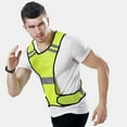 thumbnail image 5 of 1* New Sports Reflective Vest Night Running Outdoor Reflective Vest Clothing Reflective G9C2, 5 of 9