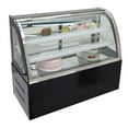 thumbnail image 5 of EQCOTWEA Commercial Countertop Refrigerated Cake Showcase Curved Air-Cooled Cake Display Cabinet 3-Layers 220V, 5 of 11