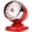Red, variant on Vintage Streamline Kitchen Timer – Retro Windup Timekeeper in Red