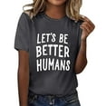 thumbnail image 4 of Tittly T Shirts for Women Spring Tops for Women Womens Fashion Workout T Shirts Athletic Plus Size Tops Summer Trendy Clothes 2025 Short Sleeve Spring Tee Graphic Tees Tshirts Shirts Dark Gray M, 4 of 7