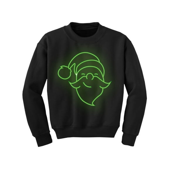 Awkward Styles Xmas Sweater for Boys Girls Kids Youth Neon Christmas Santa Sweatshirt