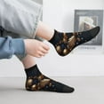 thumbnail image 2 of Naloa Elegant Golden Blue Ornaments Ankle Socks for Women Non Slip Socks No Show Socks Classic Low Cut Casual Socks Casual Socks, 2 of 7