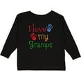 thumbnail image 3 of Inktastic I Love My Gramps cute grandkids Boys or Girls Long Sleeve Toddler T-Shirt, 3 of 5