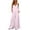 Pink, variant on Tqcoqu Women's Backless Summer Beach Casual Jumpsuit,V Neck Spaghetti Strap Wide Leg Jumpsuit with Pockets,Blue Women's S-XXXL