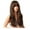 Brown, variant on Zenghuiiii Dark Brown Wig With Long Wavy High Temperature Wire Brunette Wigs For Women Chocolate Brown Synthetic Heat Hair Natural Looking Long Brown Wig Lace Front Wigs Synthetic Hair for Women