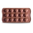 thumbnail image 4 of Silicone Molds Basdi 15-Cavity Silicone Mold Set - Peach and Shell Shapes for Chocolate and Ice | Flexible, Non-Stick, Perfect for Diy Candies and Baking Decorations, Chocolate and Ice Mold, Coffee, 4 of 7