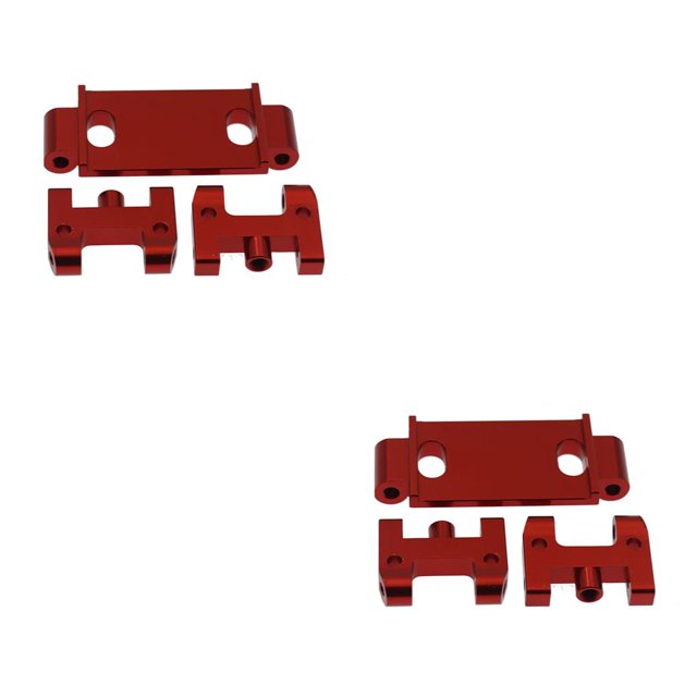Tholdsy RC Car Swing Arm Professional Metal RC Car Repuestos Kit de brazo oscilante RC resistente al desgaste para RC Car D12 Modelo Adultos Niños Rojo Rojo 2piezas Tholdsy CBP208542