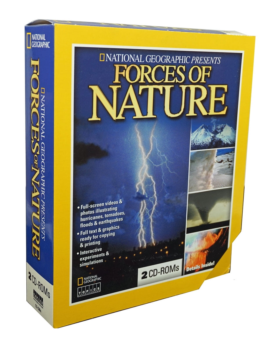Udsæt Disciplinære Udvalg National Geographic Forces of Nature ( 2 CD Rom Set) - Earthquakes,  Volcanoes, Floods, Hurricanes, Thunderstorms & More - Walmart.com