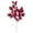 Burgundy, variant on Vickerman 31" Red Artificial Gardenia Glitter Spray, 2 per bag.