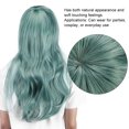thumbnail image 4 of Pelucas Onduladas Largas Y Rizadas Para Mujer, Pelo Sintético Con Flequillo Para Fiesta, Cosplay, 70cm, 4 of 7