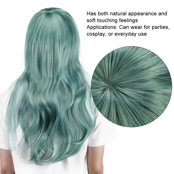 Pelucas Onduladas Y Rizadas Largas, Pelucas De Pelo Sintético Para Mujer Con Flequillo Para Fiesta, Cosplay, 70cm