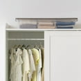thumbnail image 4 of IRIS 41 Qt. Underbed Plastic Storage Bin with Lid, Stackable Storage Container, Tote, 4 of 9
