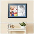 thumbnail image 2 of ArtToFrames Collage Photo Picture Frame with 2 - 13x19" Openings, Framed in Black with Liberty Blue and Black Mats (CDM-3926-1420), 2 of 8