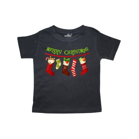 

Inktastic Christmas Stockings Gift Toddler Boy or Toddler Girl T-Shirt