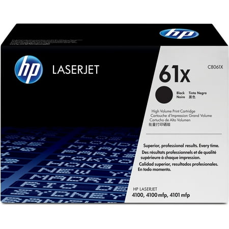 UPC: 0725184463396 | HP Genuine OEM C8061X ( HP61X ) HP 61X Black High-Yield Laser Toner Cartridge (10K YLD)