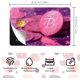 thumbnail image 3 of Pegatinas para tarjetas de crédito y débito, color rosa, resistentes al agua y a los arañazos, atractivas, personalizables, 4 estilos para tarjetas de transporte., 3 of 8