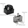 thumbnail image 6 of QP2-4.7 PTC Relay 1 Pin Refrigerator Relay and 6750C-0005P Refrigerator Overload Protector, 6 of 8