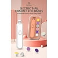 thumbnail image 4 of Baby Nail Trimmer, Electric Nail File Kit, 6 Grinding Heads, Quiet Operation, Safe for Newborns, Toddlers, Kids, USB Rechargeable, 4 of 7