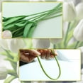 thumbnail image 4 of 30pcs Real Touch Tulips PU , Fake Tulips Flowers for Arrangement Wedding Party Easter Spring Home Dining Room Office tion. (White), 4 of 5