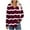 Wine1, variant on Plebaso Womens Long Sleeve Tunic Tops Casual Button Tshirts Lightweight Striped Blouses Tee for Women