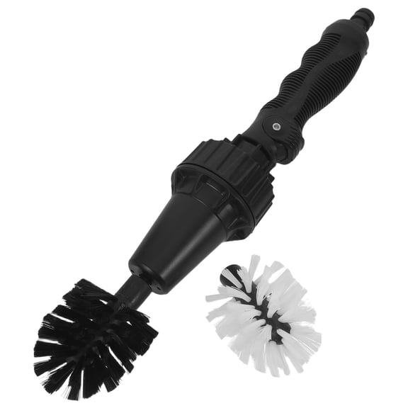ETHZZLE 1Set Rotary Car Rim Cleaner Brush with Water Powered High Pressure Wash
