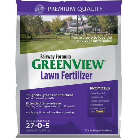 GreenView Fairway Formula Lawn Fertilizer, 16.5 lb bag covers 5,000 sq
