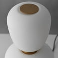 thumbnail image 3 of ET2 E25167-92BKGLD Soji-Single Satin White LED Pendant, Black & Gold, 3 of 4