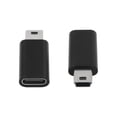 thumbnail image 3 of Adaptador USB C a mini USB, paquete de 2 unidades, Duttek, color negro, 3 of 6