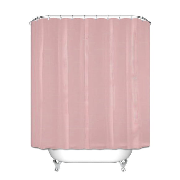 Xiao Hua Cortinas de ducha para baño, de tela lavable, impermeables, color rosa